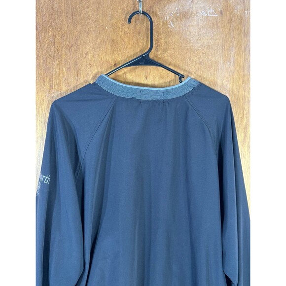 Vintage Ashworth Windbreaker Jacket Golf Men’s Medium USA Black - Picture 9 of 11